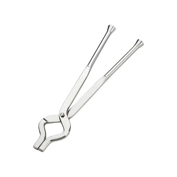 Premium stainless steel kitchen pakad tong with durable grip for hot cookware handling.
