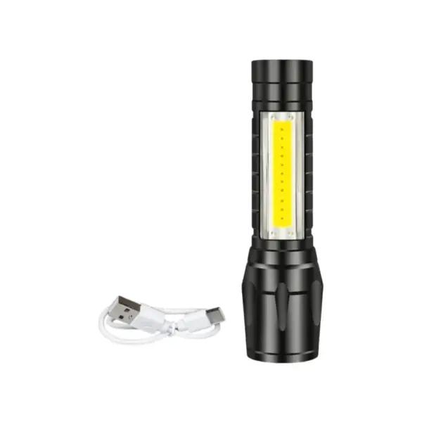 TINUMS rechargeable LED 3W torch in white for portable lighting