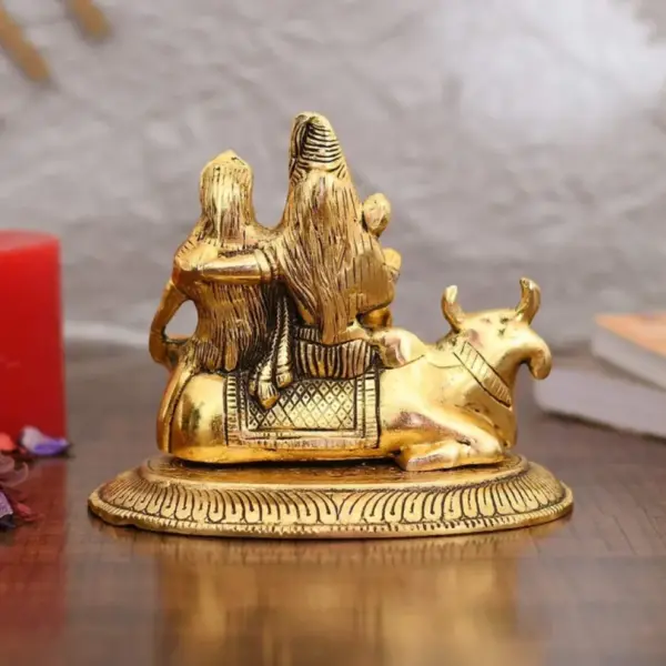 Tinums Shiv Parivar murti for home temple office and traditional Indian decor