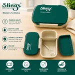 Food-grade lunch box with fork and inner container