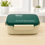 Compact reusable lunch box for daily meal storage