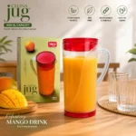 Premium 1600ml Celina jug filled with fresh mango drink on dining table