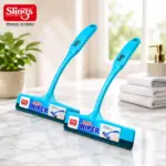 Slings glass wiper with silicone blade for streak-free glass cleaning