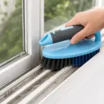 Slings Grippo cleaning brush with sturdy bristles for scrubbing stubborn dirt grease and soap scum