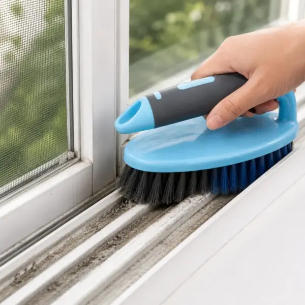 Slings Grippo cleaning brush with sturdy bristles for scrubbing stubborn dirt grease and soap scum