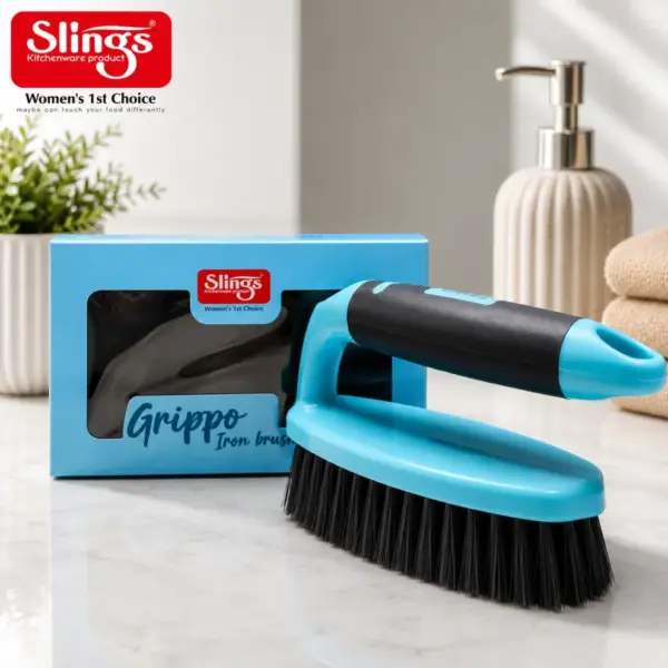 Slings Grippo iron brush for cleaning kitchen bathroom sinks and tiles