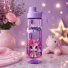 Slings Sip Star unicorn water bottle 500ml in purple for kids