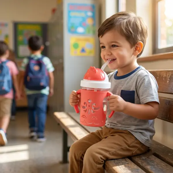 Slings Yoyo toddler sipper cup with soft silicone design for easy drinking