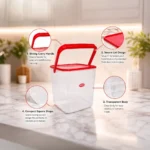 Durable kitchen container showcasing premium storage features