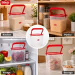 Versatile pantry container for kitchen fridge and storage use