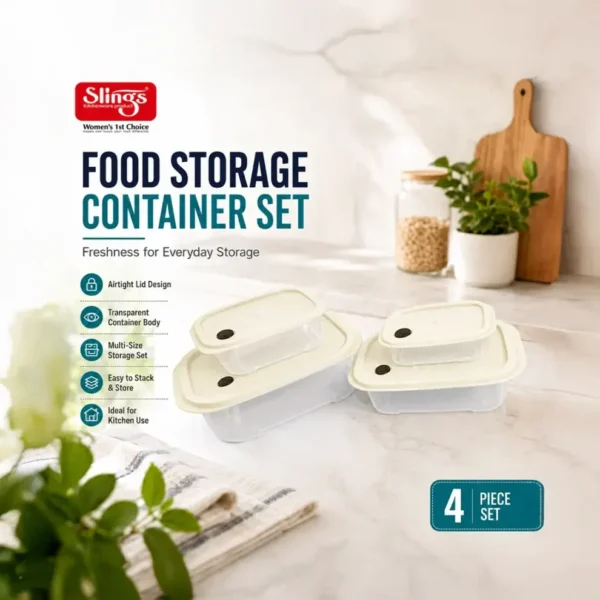 Easy-to-use food storage containers for fresh food keeping