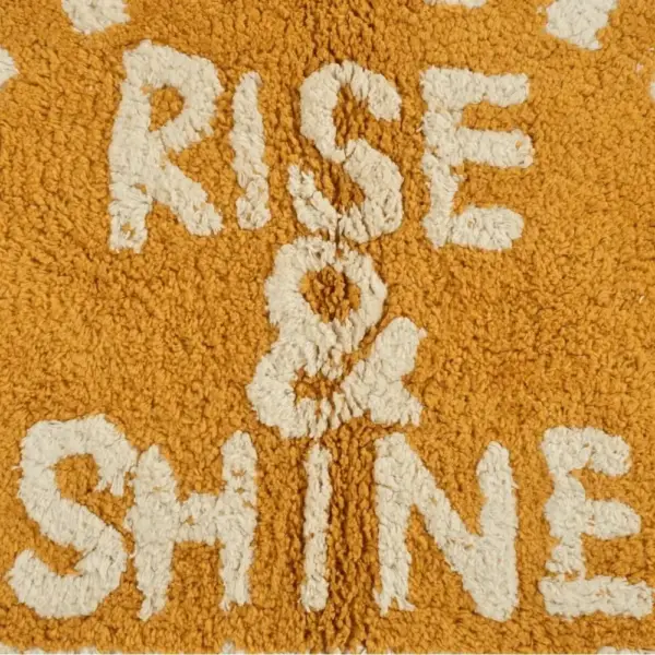 SUSHIEL Rise & Shine 100% cotton bath mat