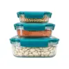 Airtight Container Set of 3 Big for kitchen and food storage