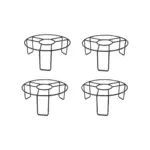 Plant pot stand set of 4 metal flower pot holders for indoor and outdoor plants