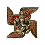 Ganesh and Swastik decorative wall art