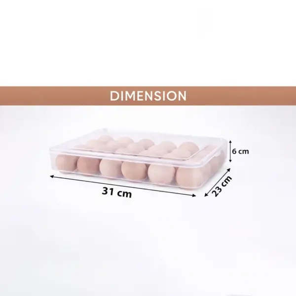 Home Lane 24 grid egg storage container with individual compartments for eggs