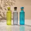 Home Lane designer plastic bottle set in multicolour for everyday drinking and hydration