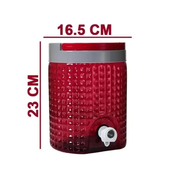 Home Lane water jug with elegant diamond cut pattern and decorative finish