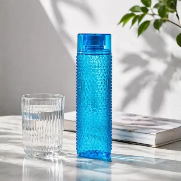 Home Lane multicolour aqua water bottle set for home school office and travel
