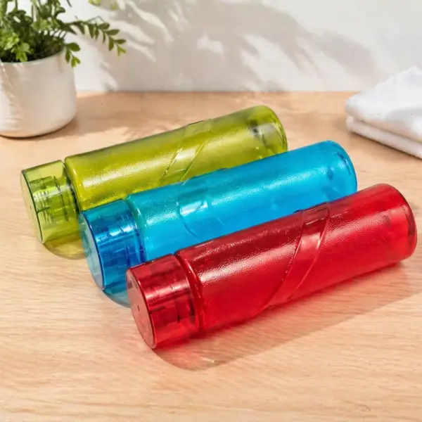 Home Lane multicolour water bottle with portable design for school office and travel