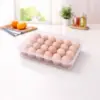 Home Lane plastic 24 grid egg storage box for organized refrigerator storage
