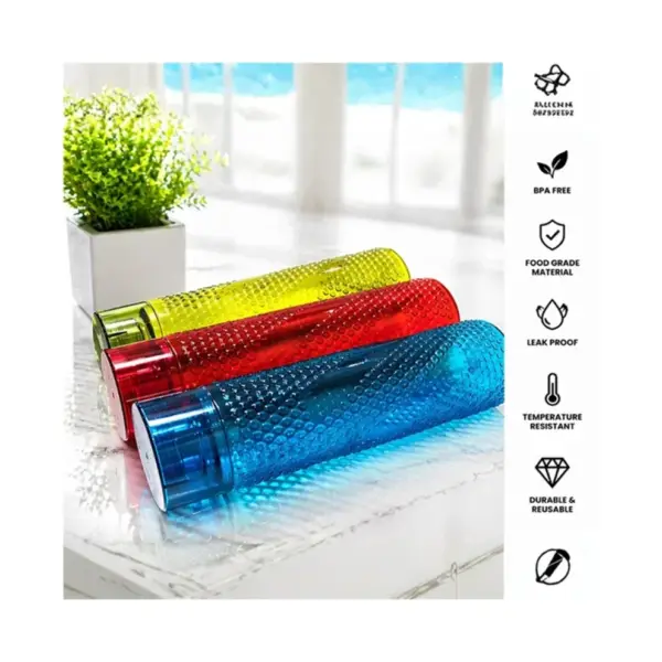 Home Lane plastic aqua water bottle with practical design for daily hydration