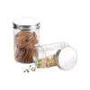 Home Lane plastic duo container jar set for organized kitchen storage