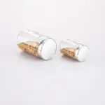 Home Lane plastic storage jar set for organized pantry and everyday kitchen use