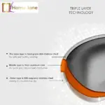 Home Lane 16 cm stainless steel sauce pan