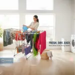 Butterfly cloth stand for home use
