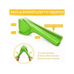 Manual plastic lemon squeezer for quick and convenient juice extraction