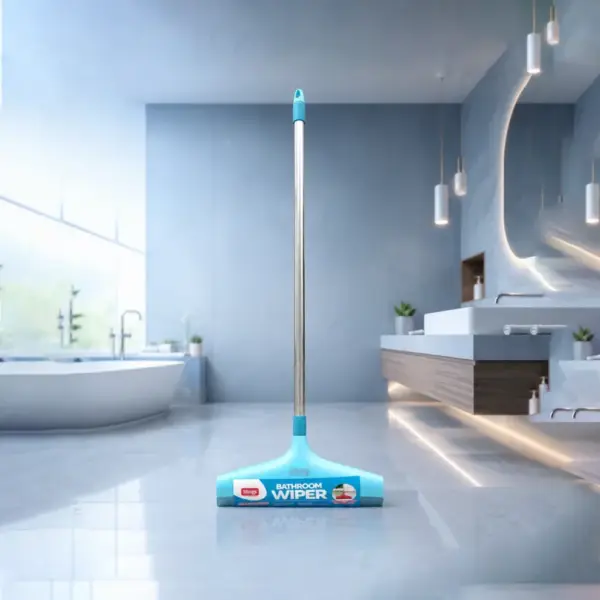 Slings bathroom floor wiper for effective water and floor cleaning