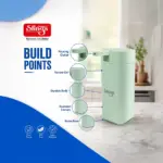 Slings pop up liquid soap dispenser with compact design for bathroom and kitchen use