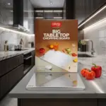 Slings big table top chopping board for spacious and convenient food preparation in the kitchen