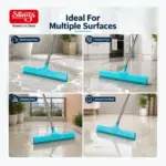 Slings Diamond wiper for cleaning water spills dirt and debris from floors