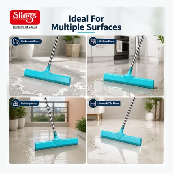 Slings Diamond wiper for cleaning water spills dirt and debris from floors