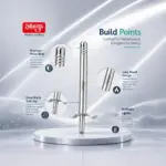Slings Flamo long stainless steel gas lighter for safe and convenient ignition