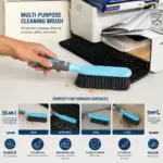 Slings dust pan and brush set for collecting dust dirt crumbs and household debris