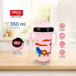 Slings Honey 350ml kids water bottle with convenient sipper lid for easy drinking