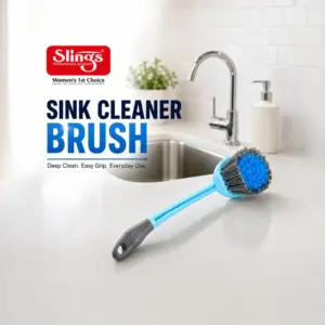Slings Premium Helina sink cleaning brush for easy kitchen sink cleaning