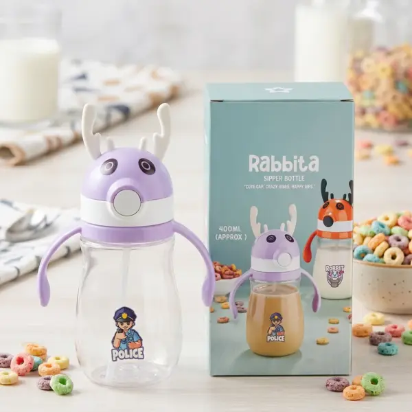 Slings Rabbita sipper cup with twin handle for babies and toddlers