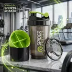 Slings Spider protein shaker water bottle 500ml for gym workouts travel and everyday hydration