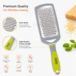 Slings stainless steel kitchen grater for cheese vegetables garlic and ginger