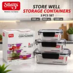 Slings Store Well 3 piece storage container set for organized kitchen storage