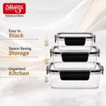 Slings Store Well food storage container set for neat and convenient kitchen organization
