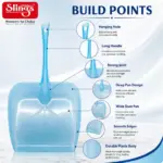 Slings Stylo deep plastic dust pan for collecting dust crumbs and household debris