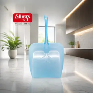 Slings Stylo wide deep dust pan for easy collection of dust dirt and debris