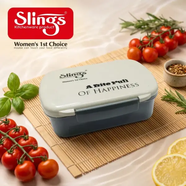 Slings Tasty lunch box for kids for carrying meals and snacks to school