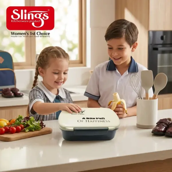 Slings Tasty portable lunch box for kids with convenient design for school and outings