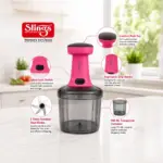Slings Turbo 900 ml vegetable chopper for preparing onions vegetables herbs and other ingredients